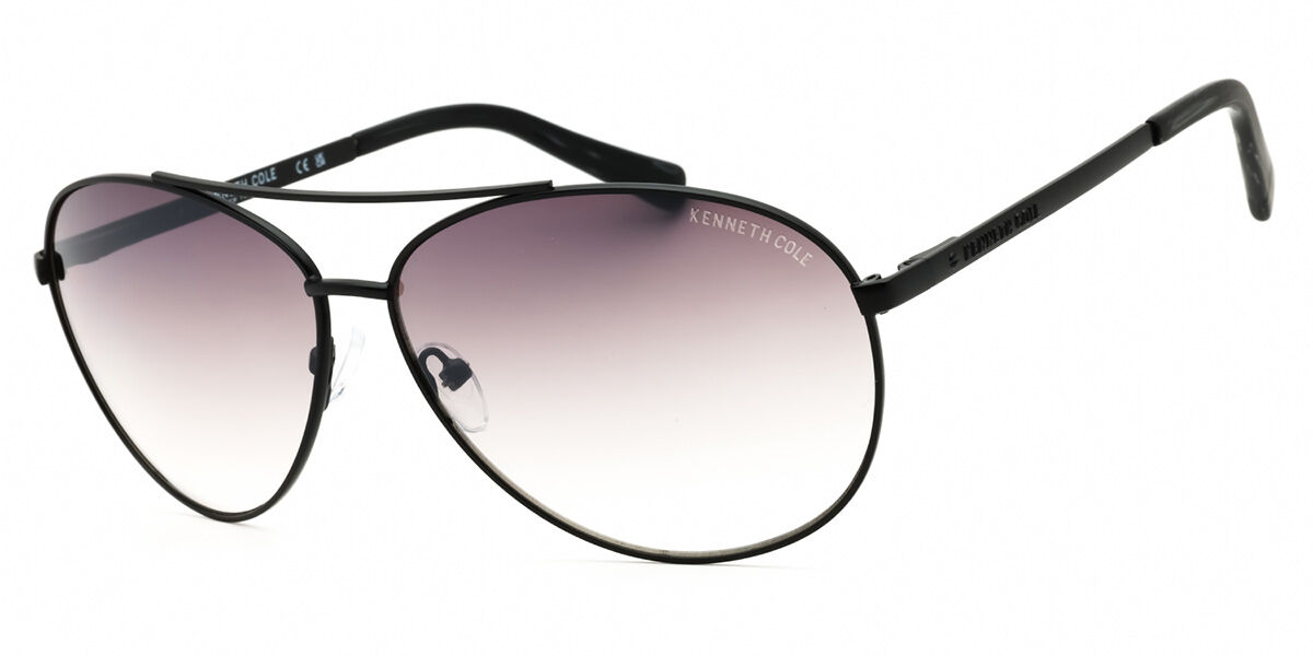 Lentes de sol Kenneth Cole KC00033 02G Piloto Negro mate ...